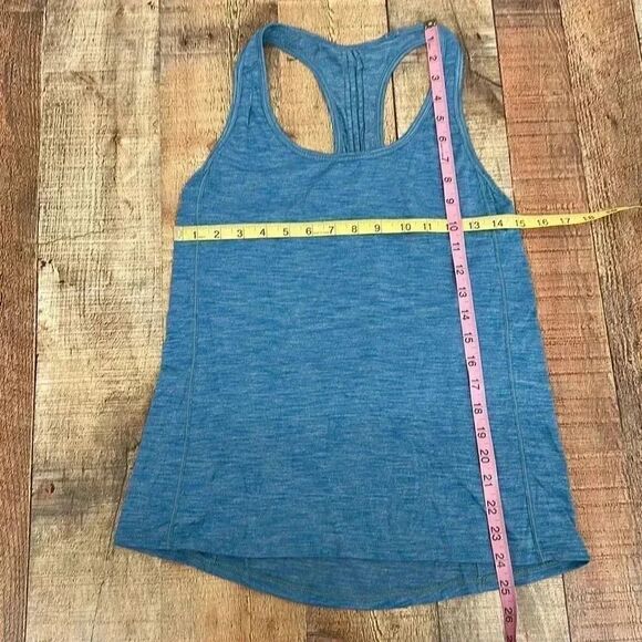 Lululemon Hotwave Tank Heathered Tofino Teal - Picture 2 of 4